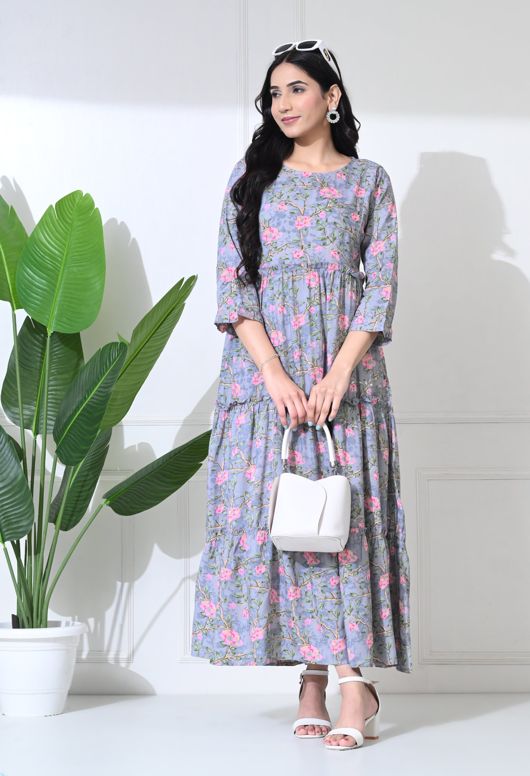 Light Grey Feeding Kurti