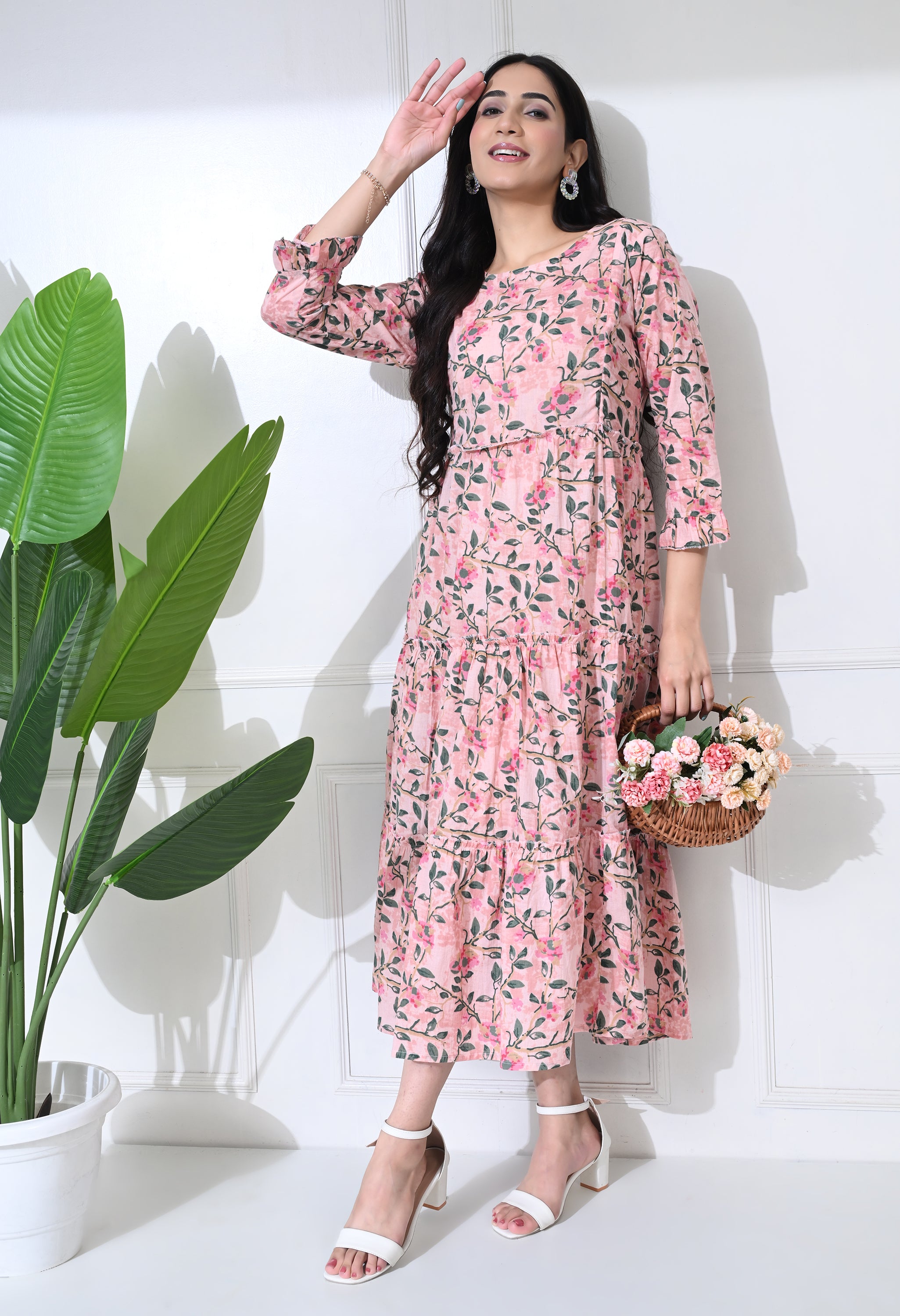 Floral Print Maternity Wear
