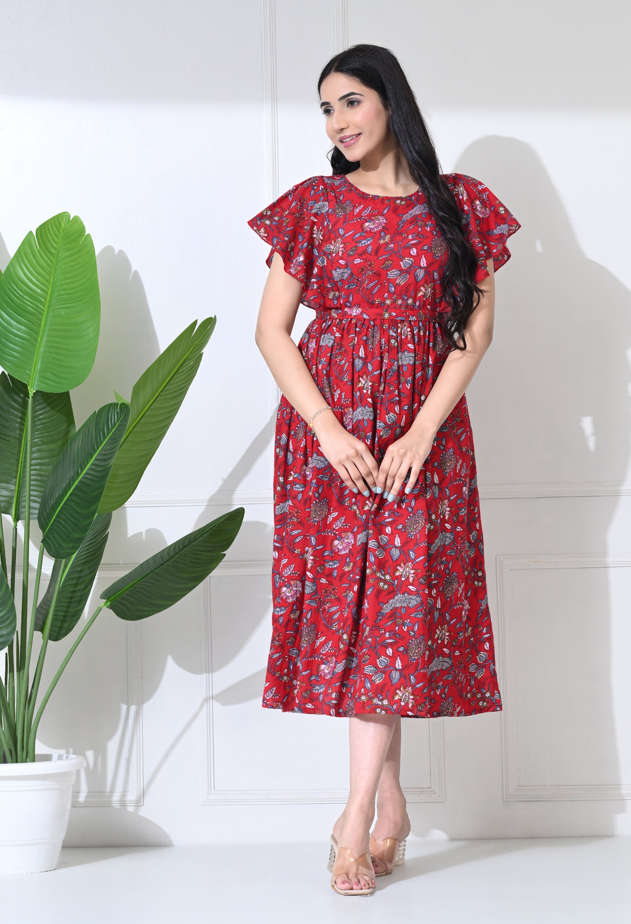 Floral Printed Maternity Wear