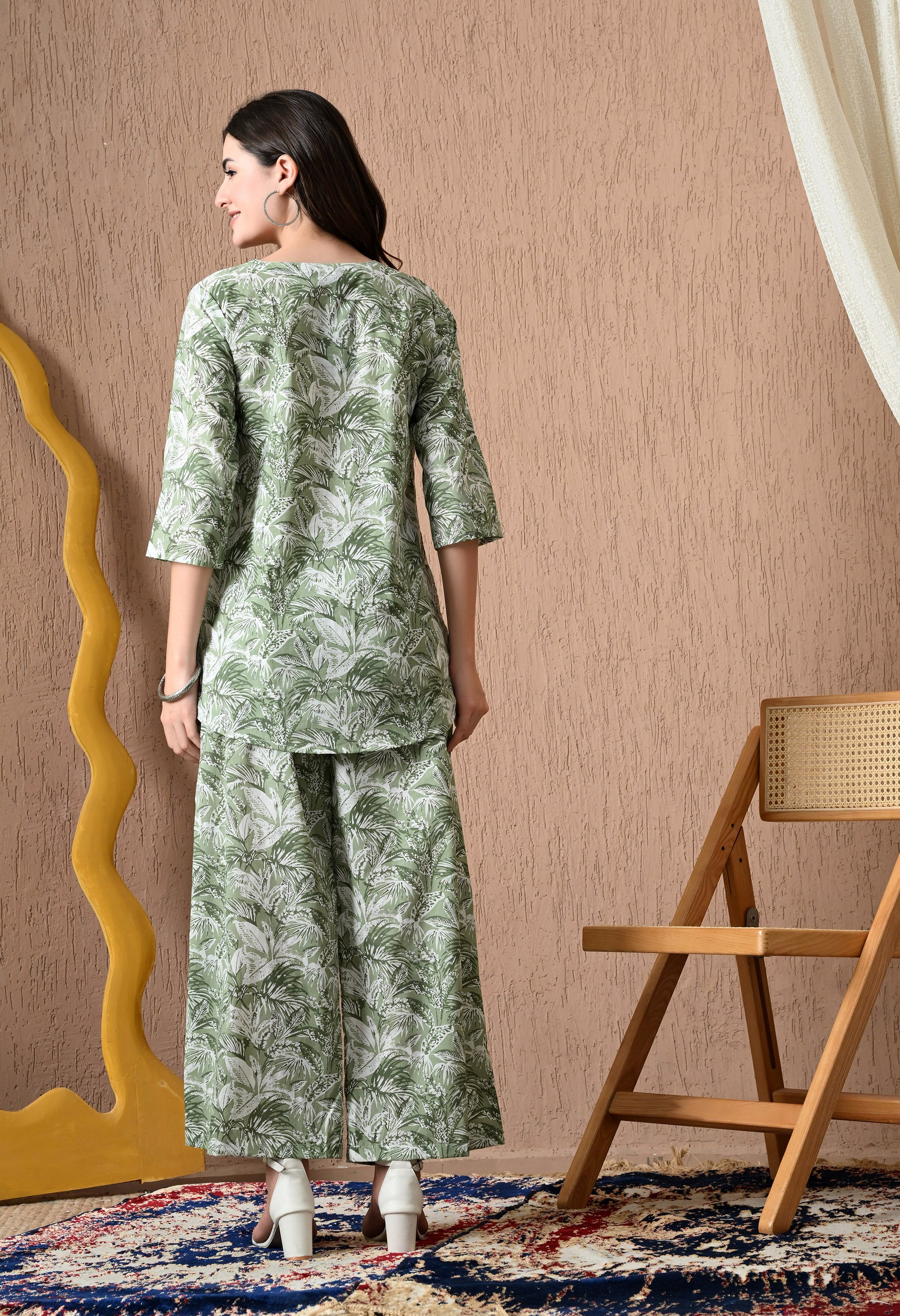 Lemon Grass Cotton Co-ord Set