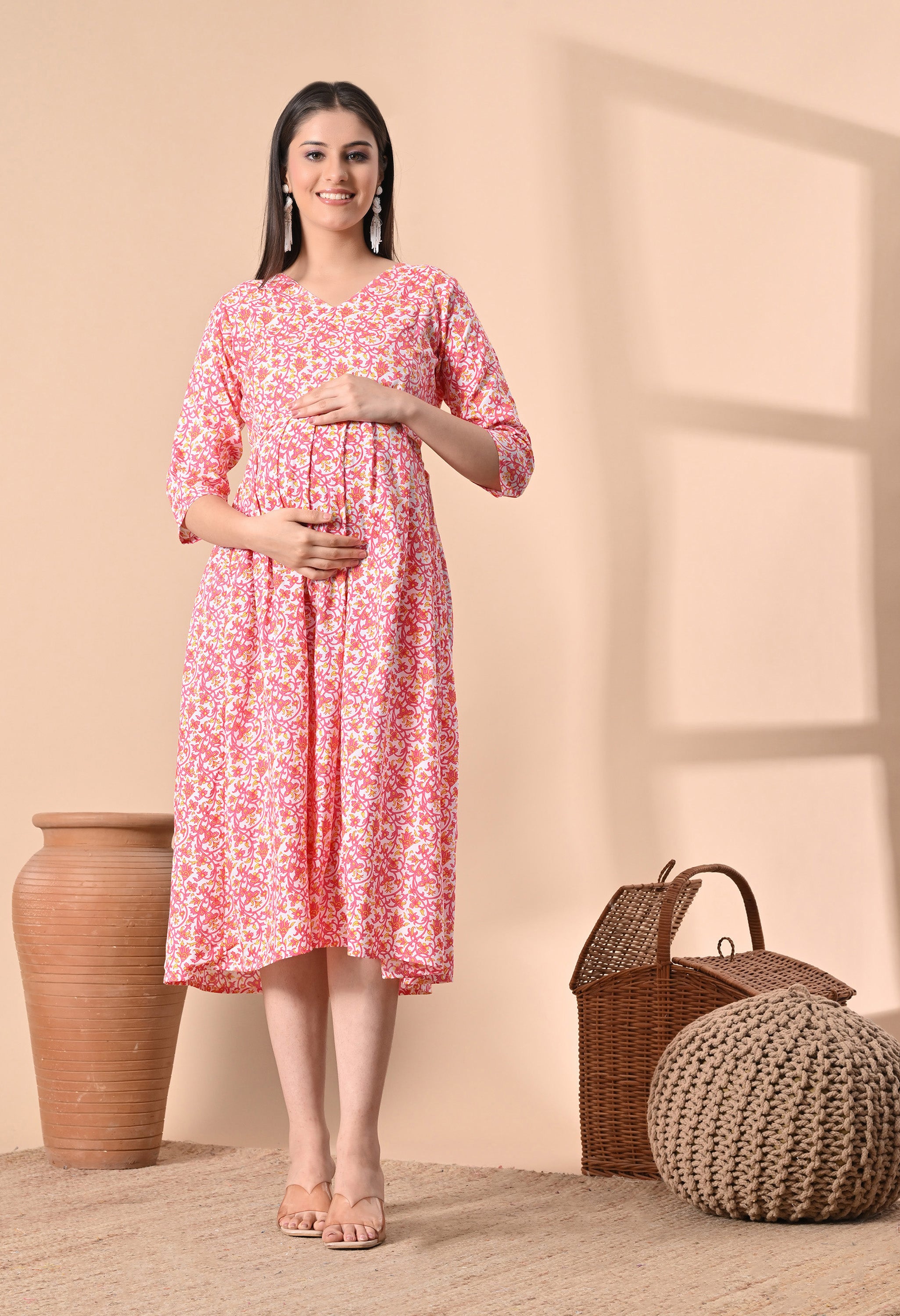 Pink Maternity Wear