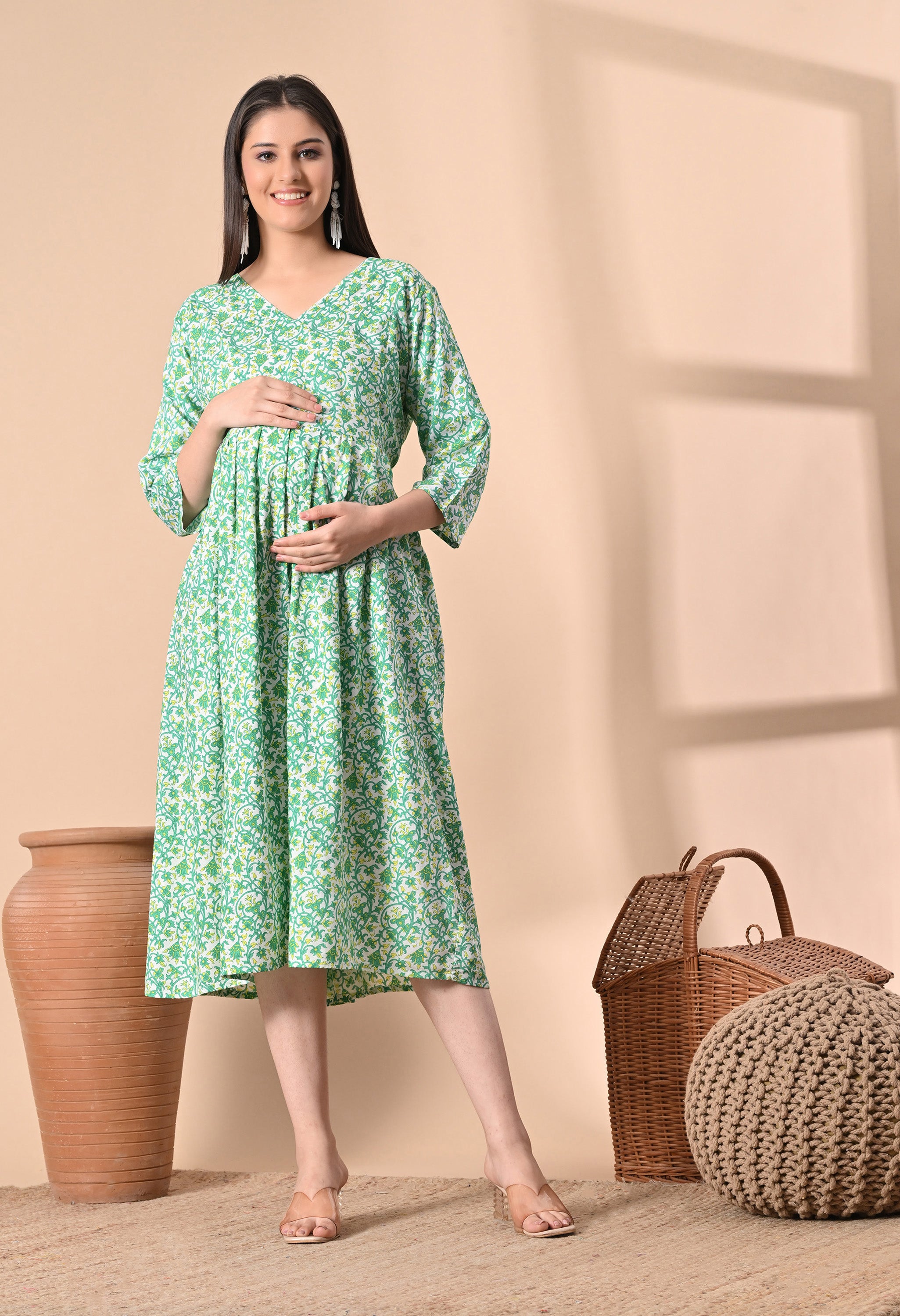Green Maternity Wear