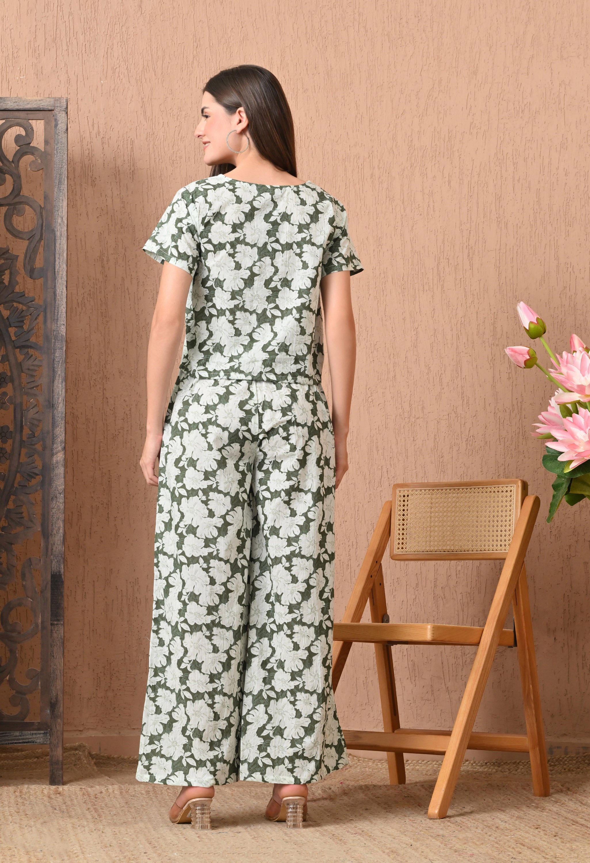 Sage Green Night Suit