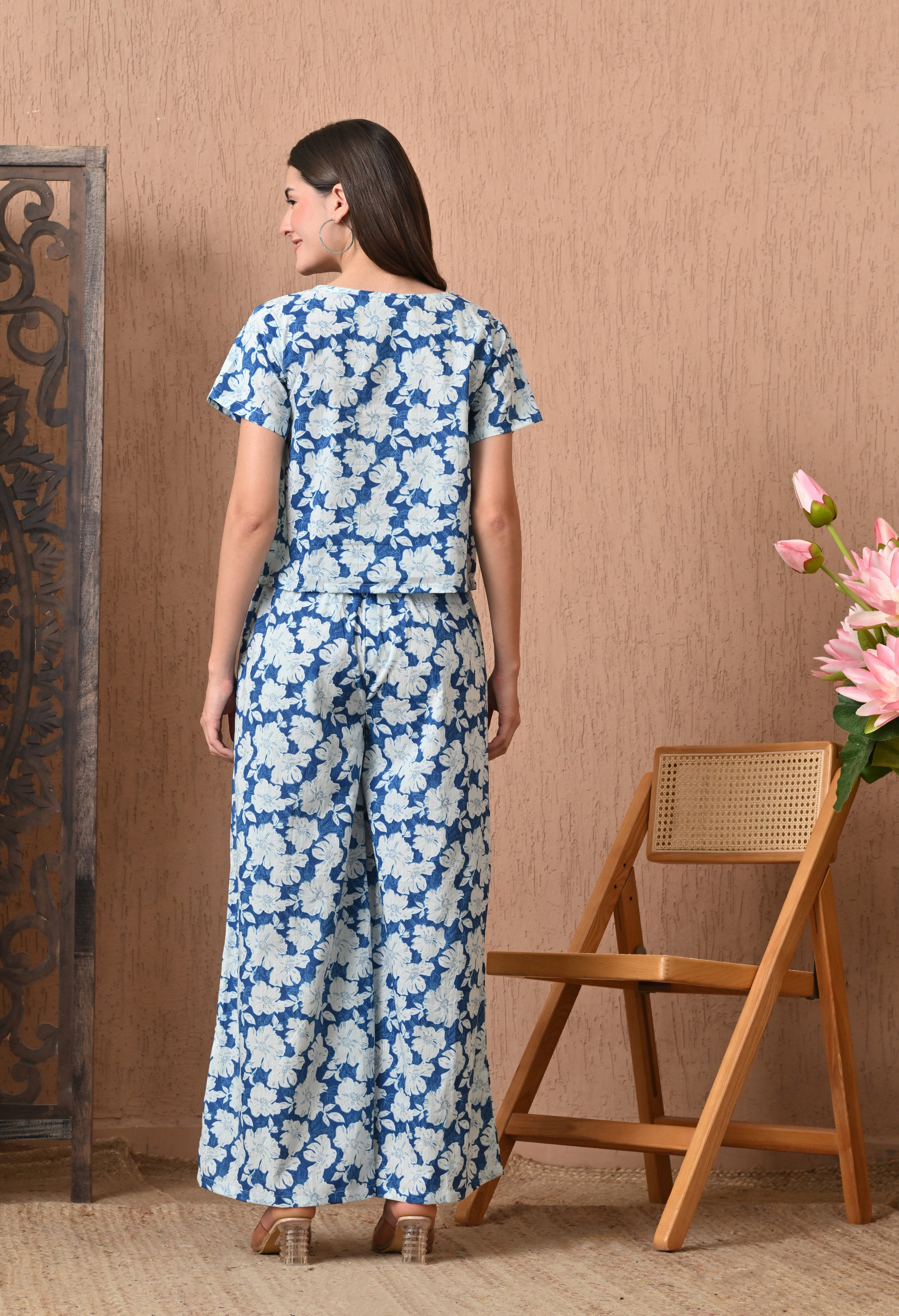 Cool Blue Night Suit