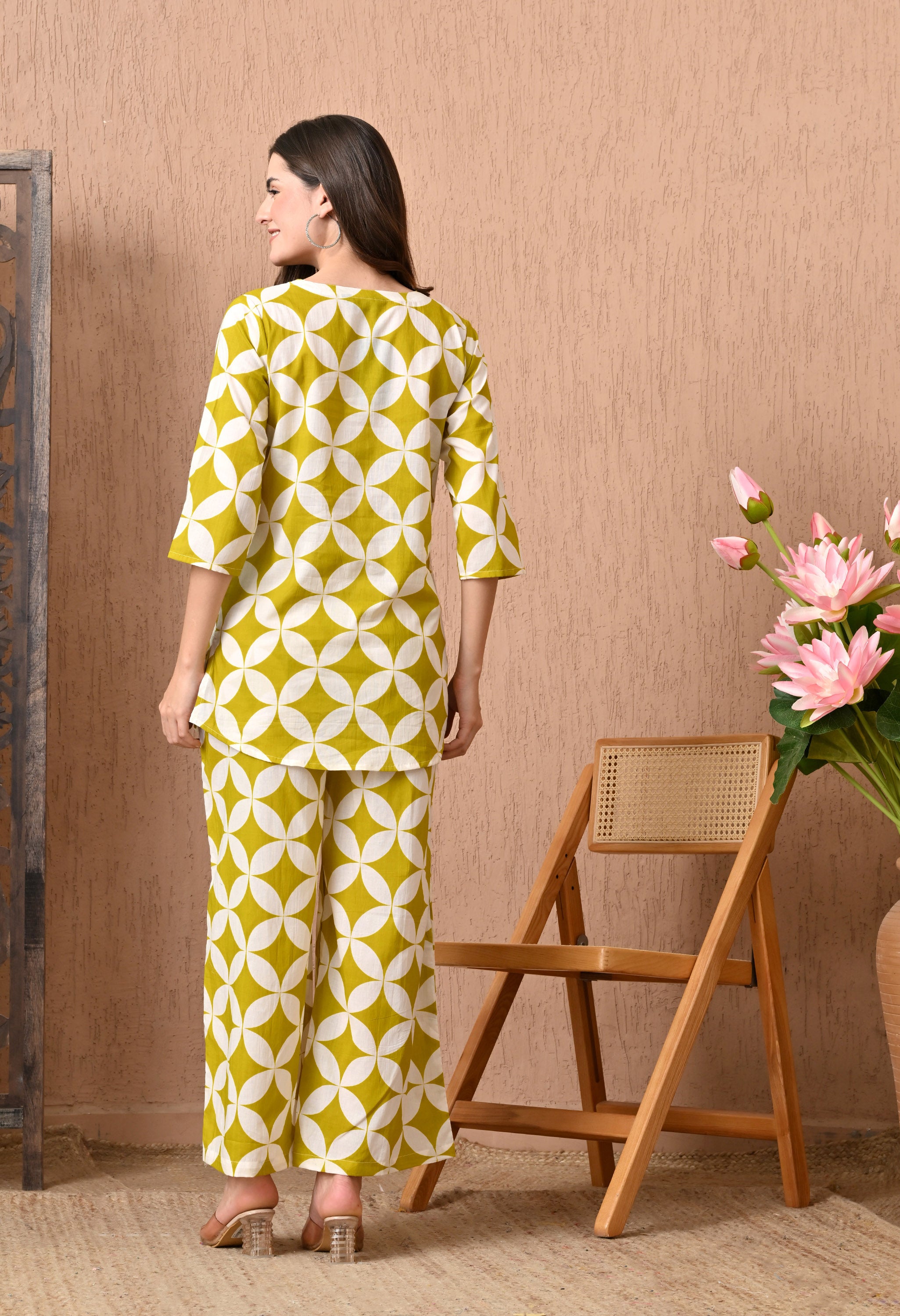 Lemon Ginger Cotton Co-ord Set