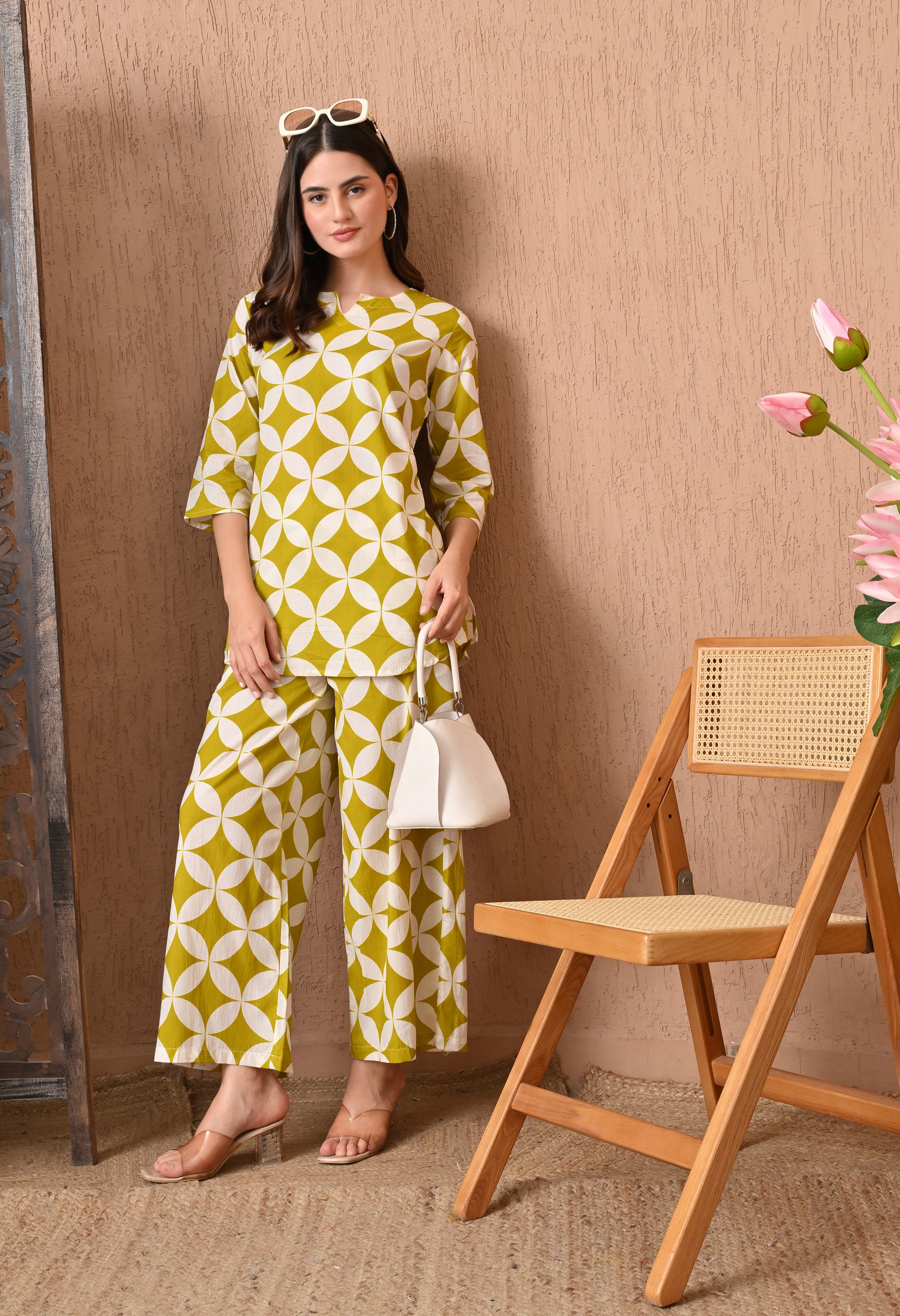 Lemon Ginger Cotton Co-ord Set