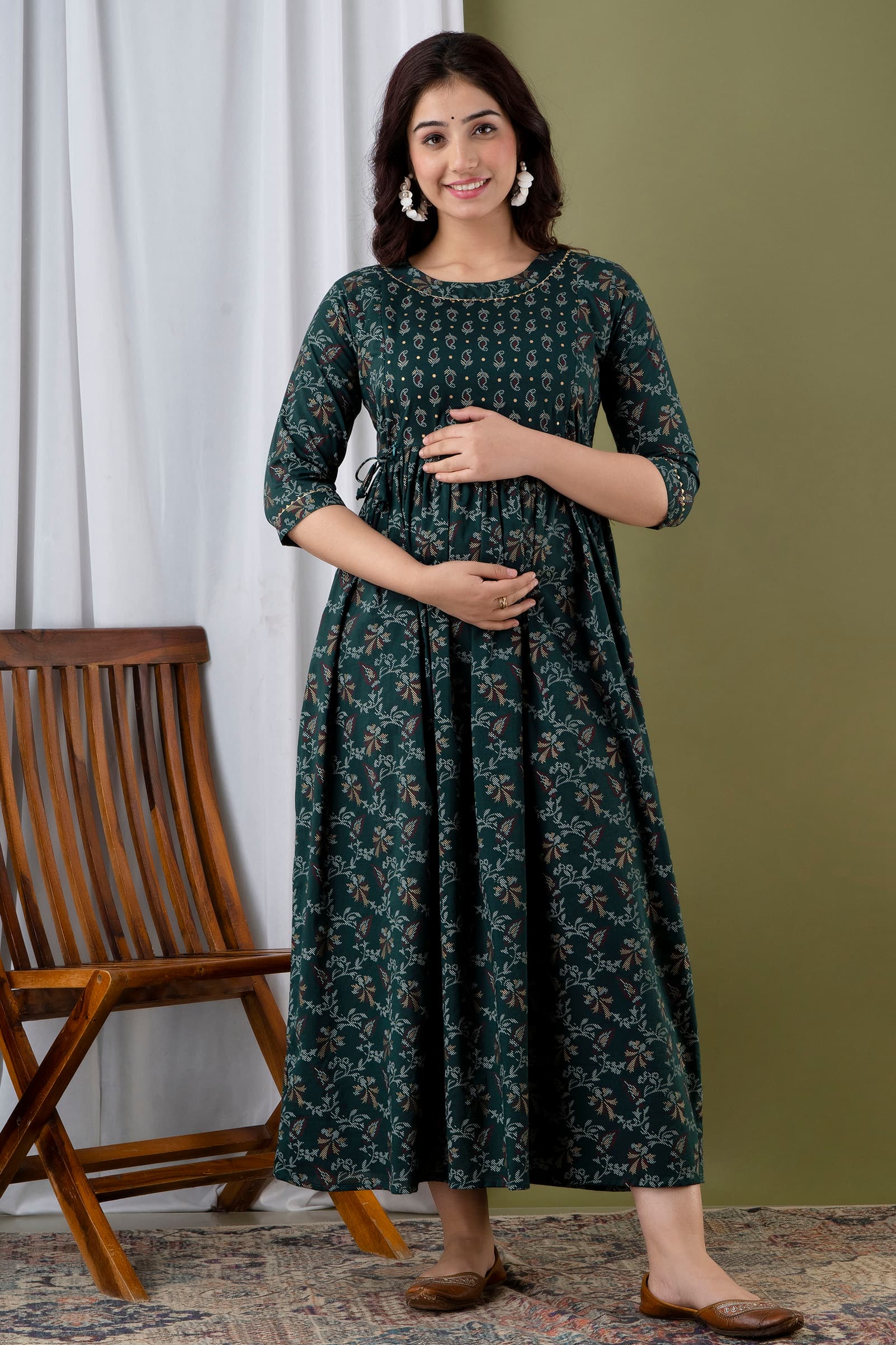 Feeding kurti | Stylish and comfortable nursing wear with Zip