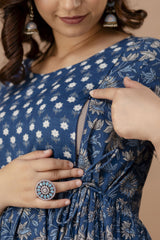 Floral Printed Feeding Kurta