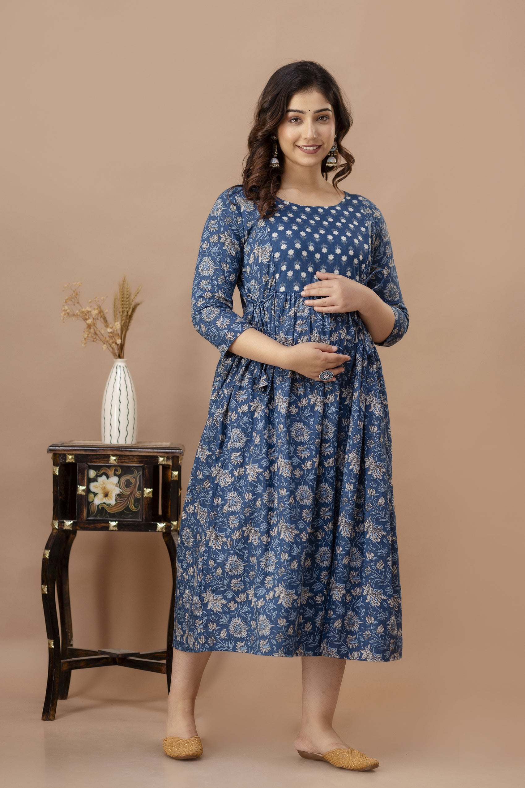 Floral Printed Feeding Kurta