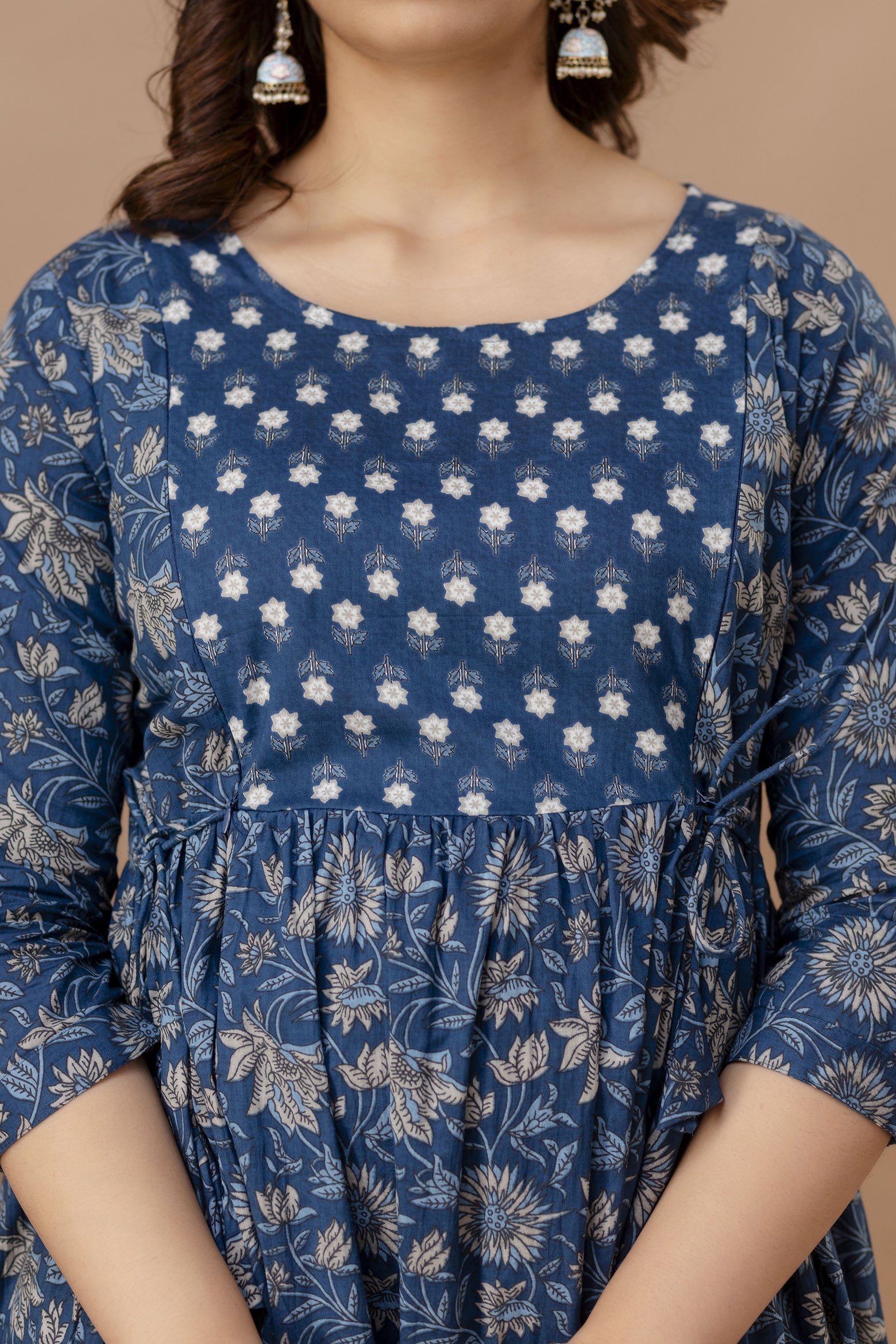 Floral Printed Feeding Kurta