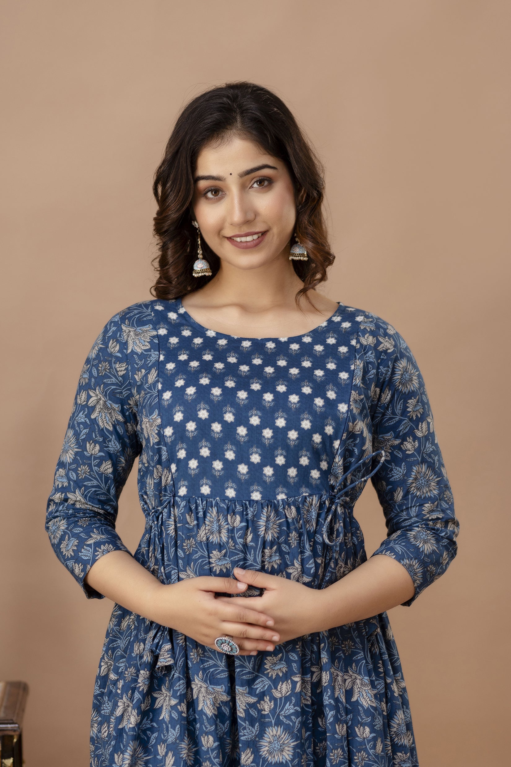 Floral Printed Feeding Kurta