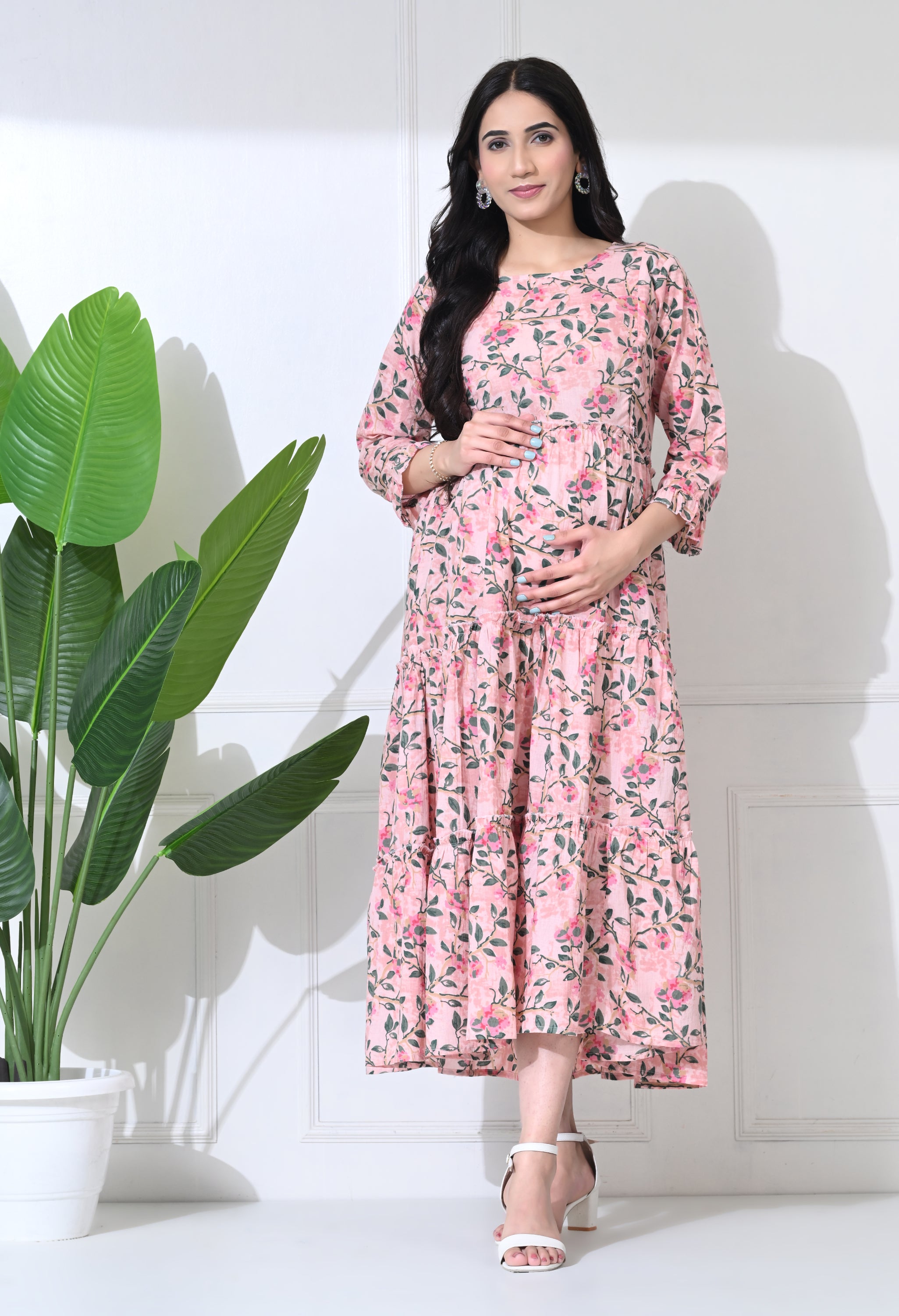 Floral Print Maternity Wear