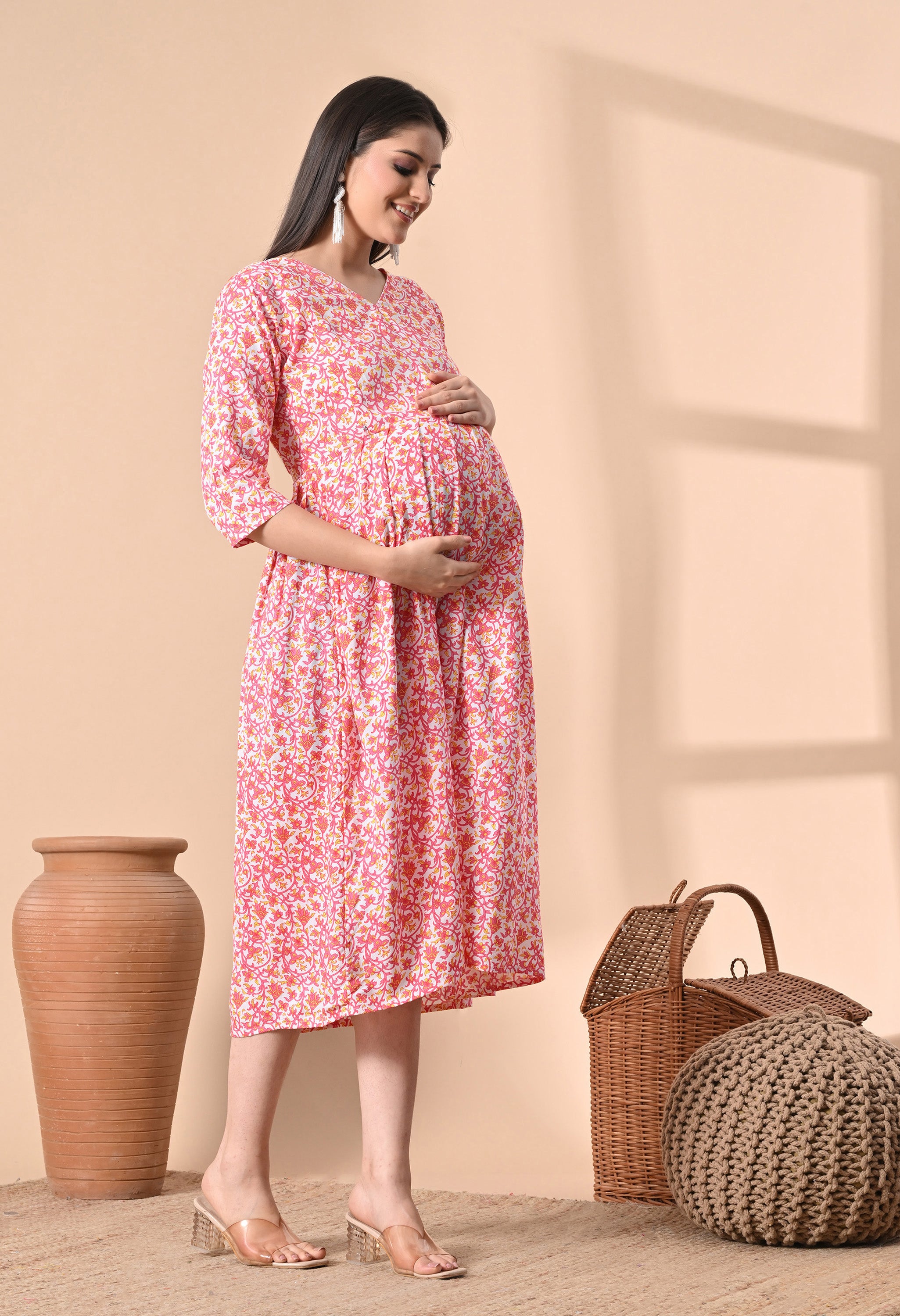 Pink Maternity Wear