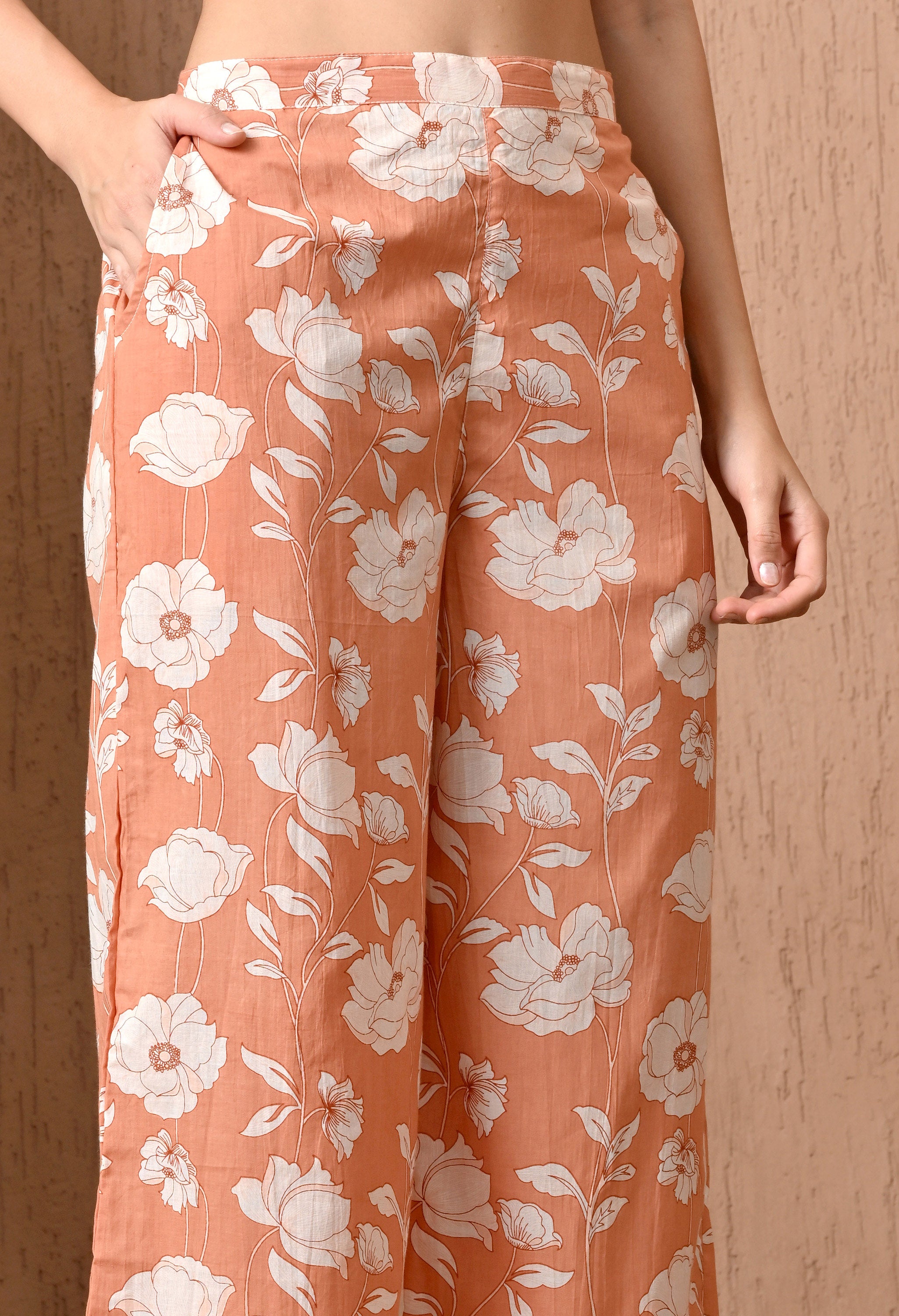 Peach Cotton Co-ord set